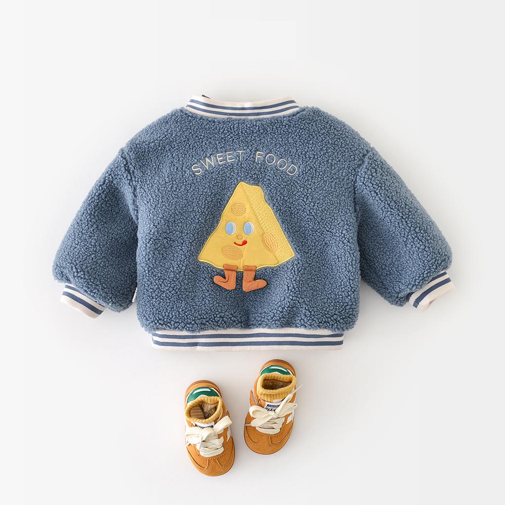Toddler Boy Winter Fleece Jacket - Giacca imbottita in cotone per bambina