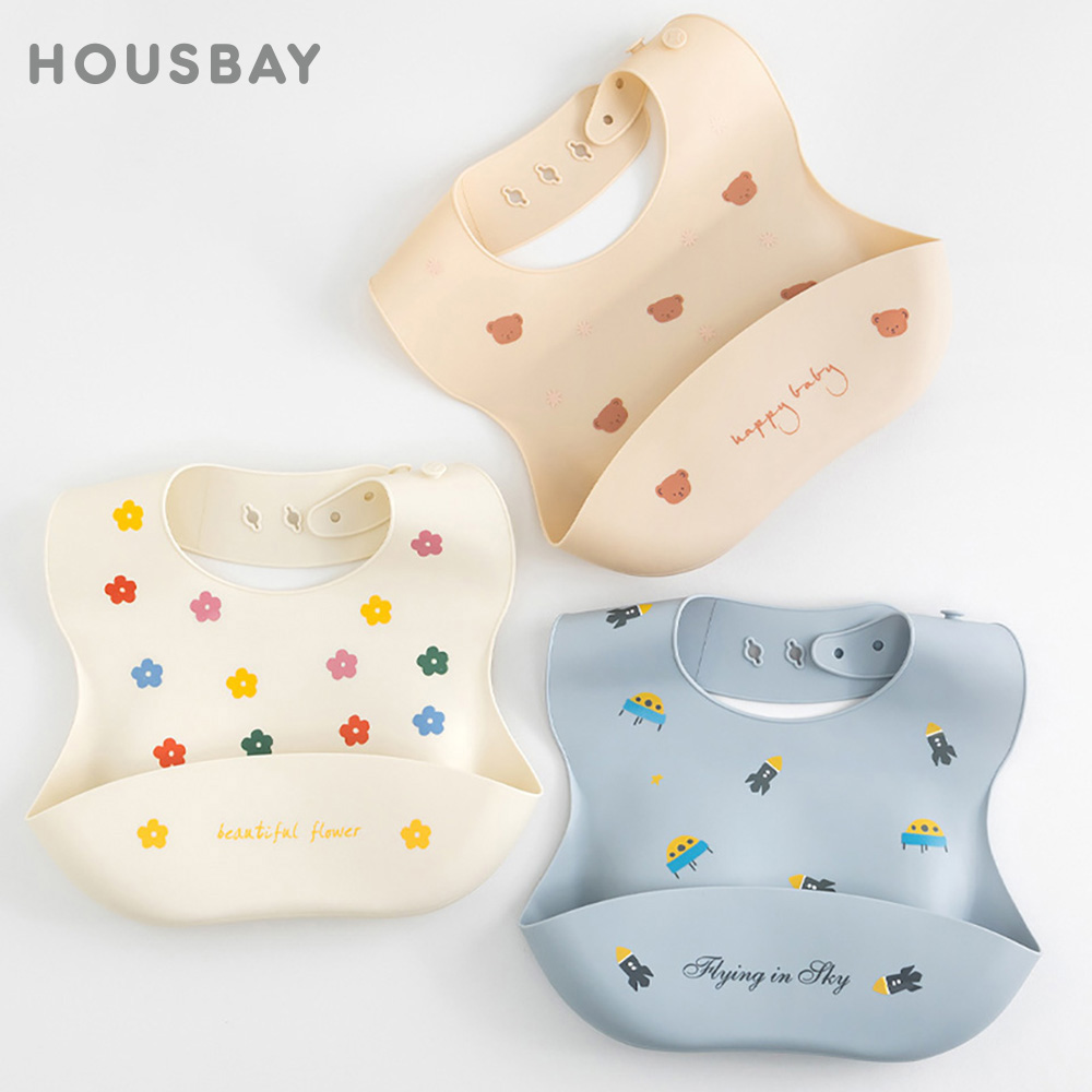 Waterproof Baby Bibs Silicone - Bavaglini in Silicone morbido impermeabile sciarpa