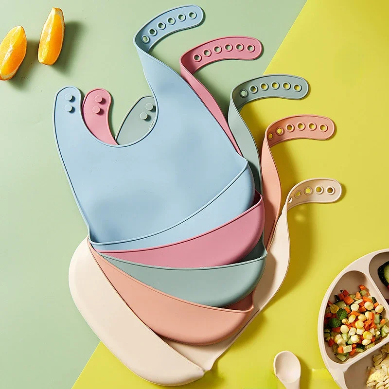 1/2 Pezzi Bavaglino Regolabile - Waterproof Baby Bibs Silicone recensione e prezzo