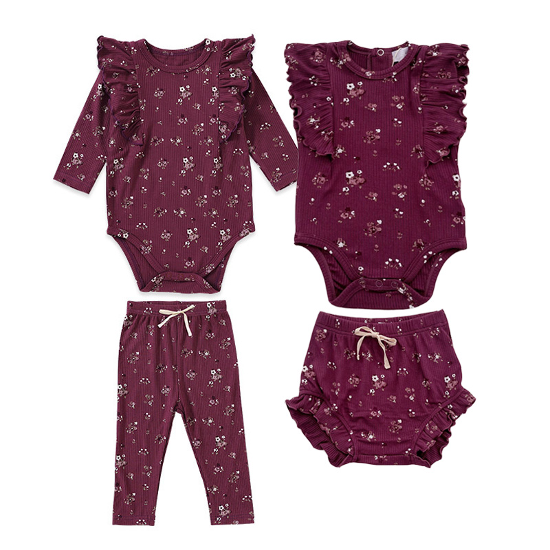 Set di vestiti per neonata 0-2 - Newborn Baby Girl Romper Floral recensione e prezzo