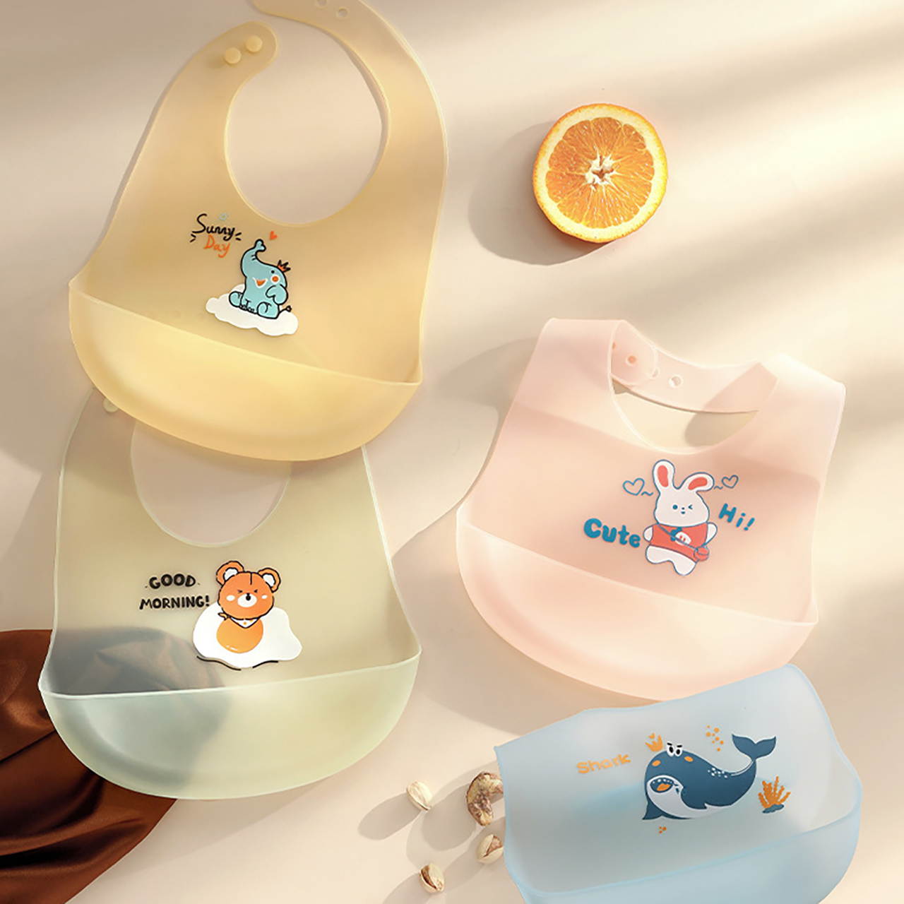 Bavaglino in Silicone per Neon - Waterproof Baby Bibs Silicone recensione e prezzo