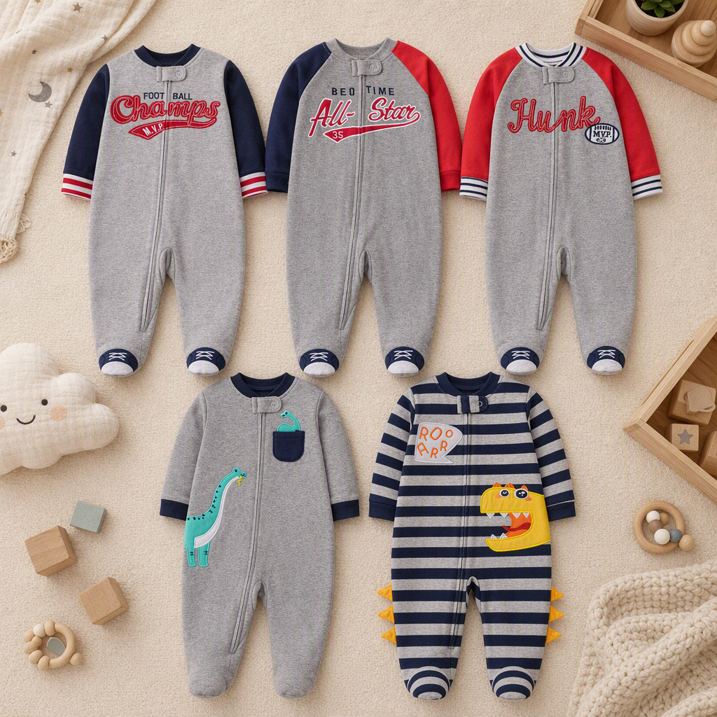 Tutina per Neonati Maschi in C - Cotton Baby Onesies Zipper recensione e prezzo